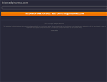 Tablet Screenshot of biomedpharma.com